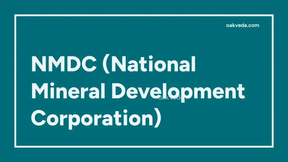 NMDC (National Mineral Development Corporation)