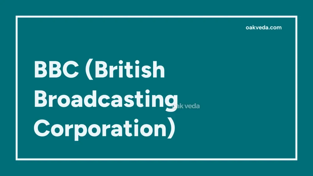 BBC (British Broadcasting Corporation)