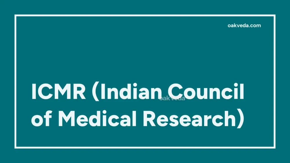 ICMR (Indian Council of Medical Research)