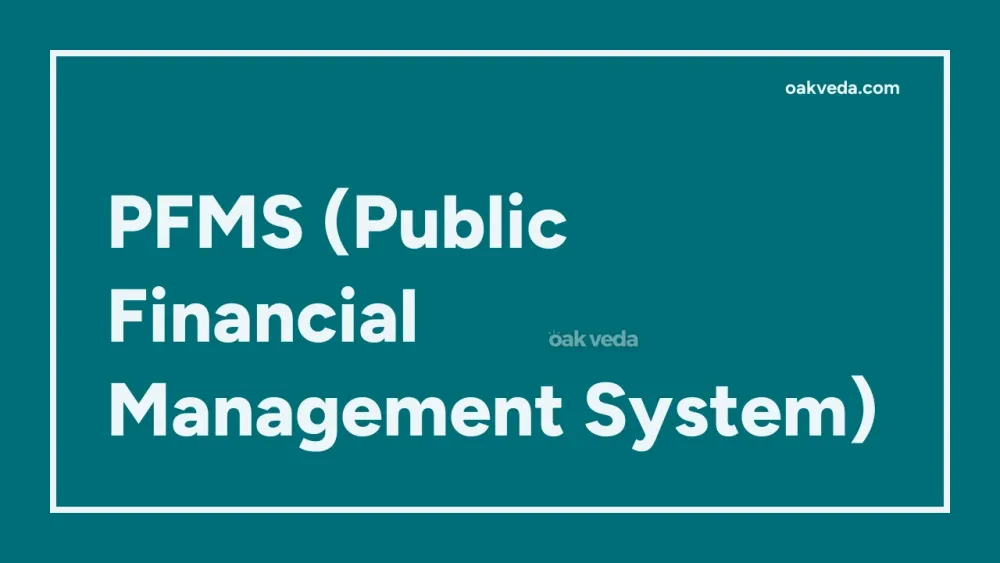 PFMS (Public Financial Management System)