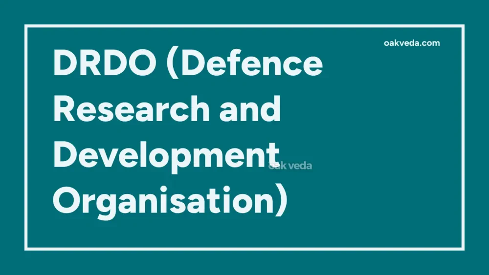 DRDO (Defence Research and Development Organisation)