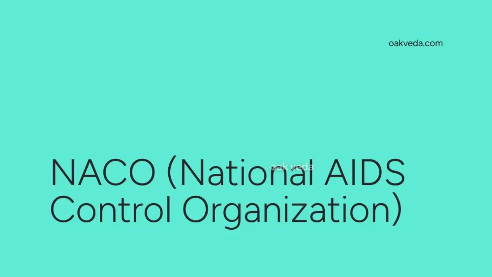 NACO (National AIDS Control Organization)