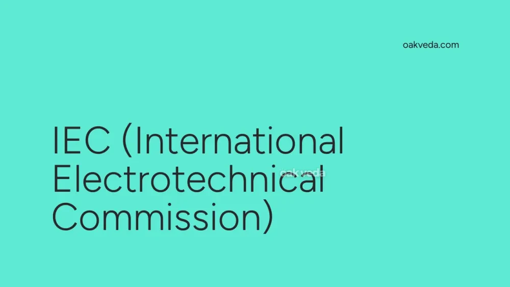 IEC (International Electrotechnical Commission)