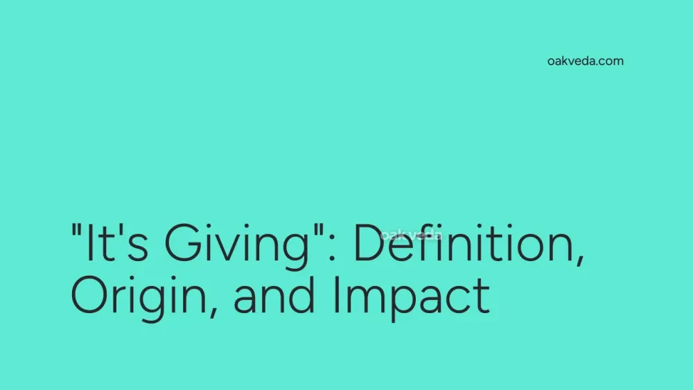 "It's Giving": Definition, Origin, and Impact