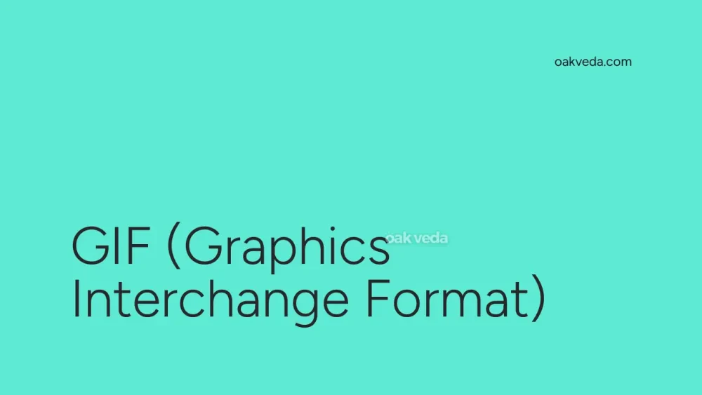 GIF (Graphics Interchange Format)