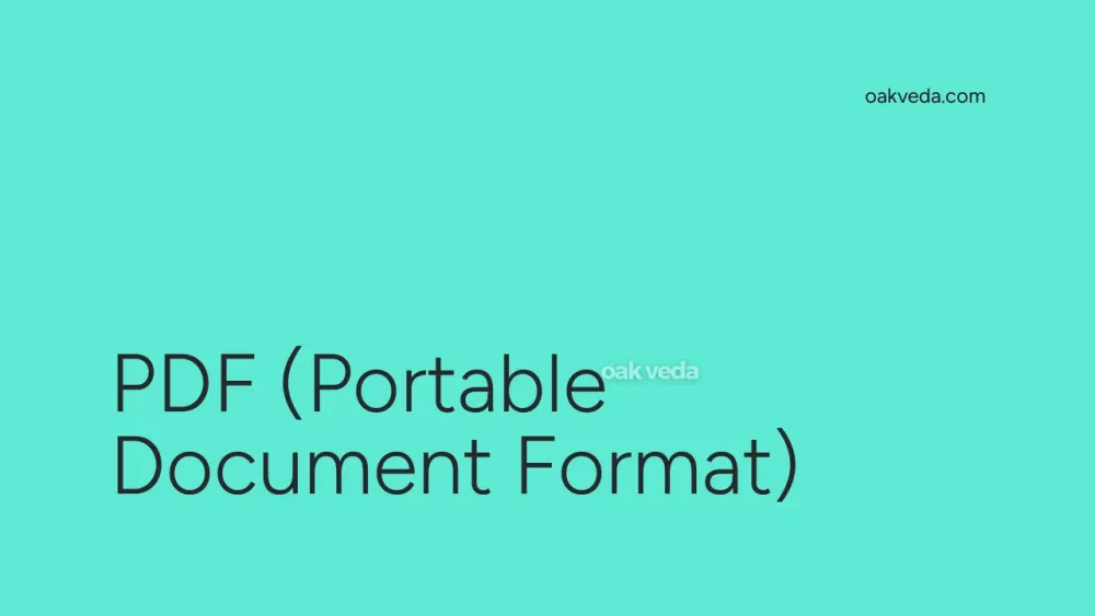 PDF (Portable Document Format)