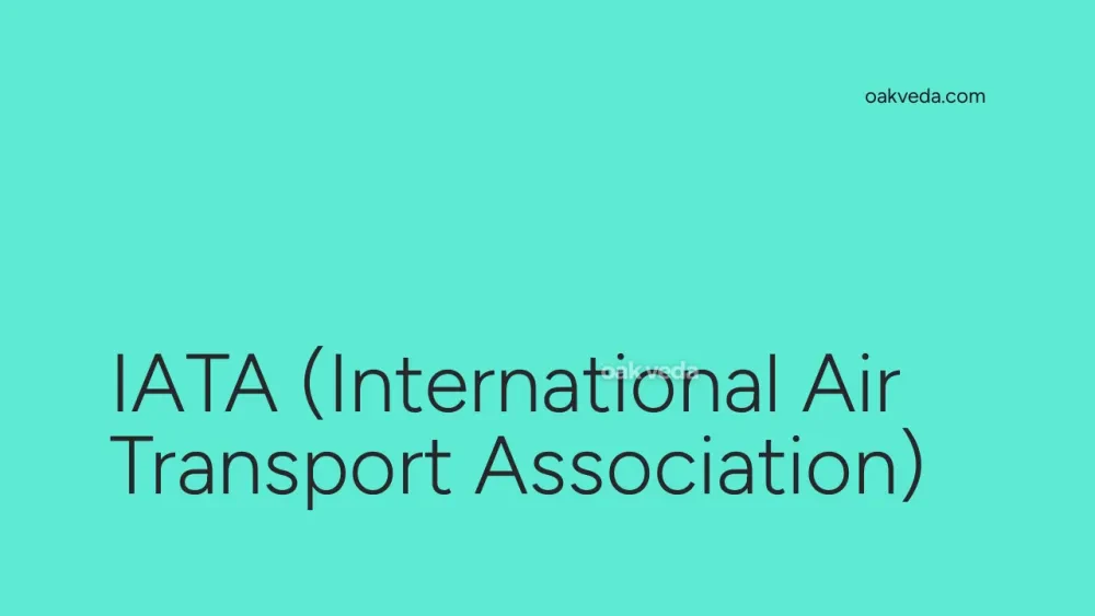 IATA (International Air Transport Association)