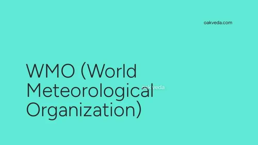 WMO (World Meteorological Organization)