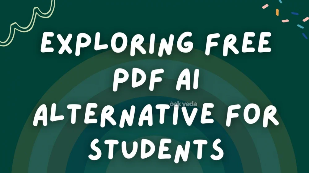 Exploring Free pdf ai alternative for students