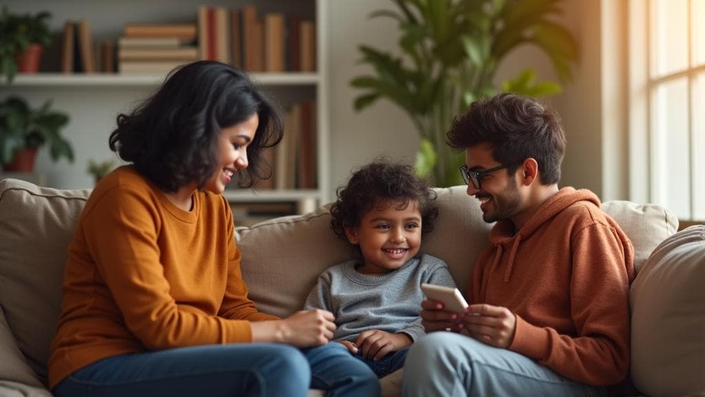 Parents Supporting Child